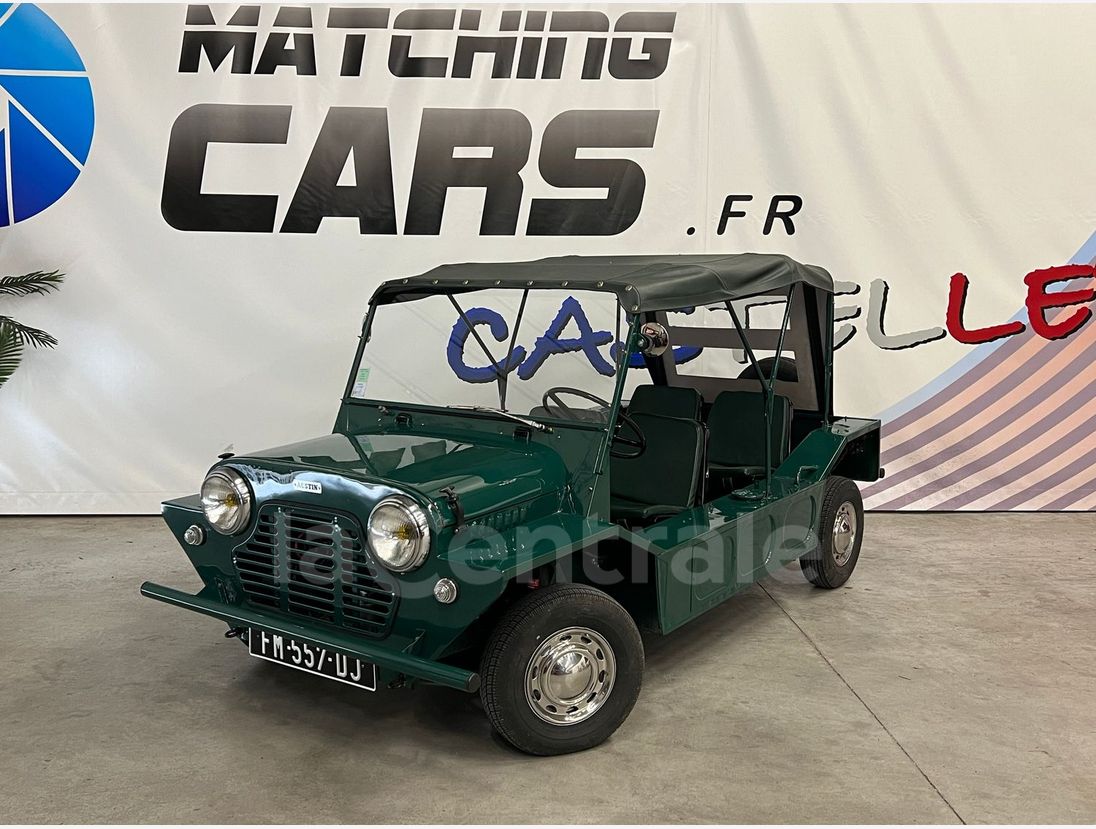 VITESSE VE21156 AUSTIN MINI MOKE 1968 VERT AVEC 2 FIGURINES 1:43 Modèle