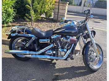 HARLEY DAVIDSON DYNA SUPER GLIDE 1584 CUS NOIR
