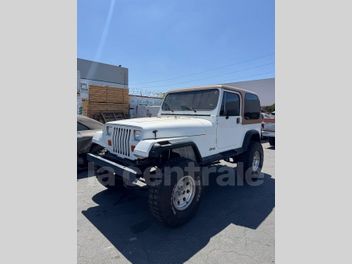 JEEP WRANGLER 4.2L 6 CYLINDRES BLANCHE 1990